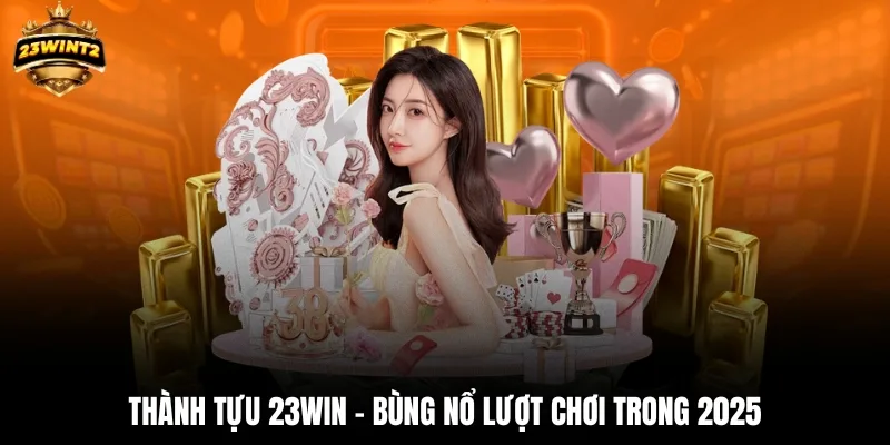 Thành tựu 23WIN - Bùng nổ lượt chơi trong 2025